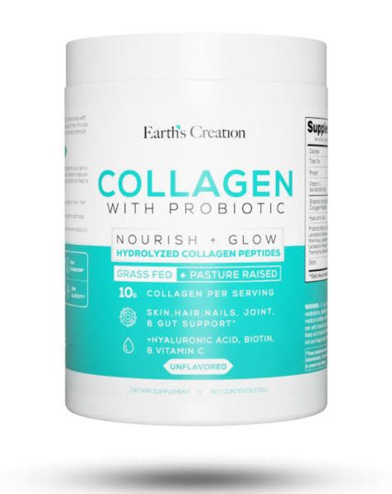 Earth Creation Collagen with Probiotics